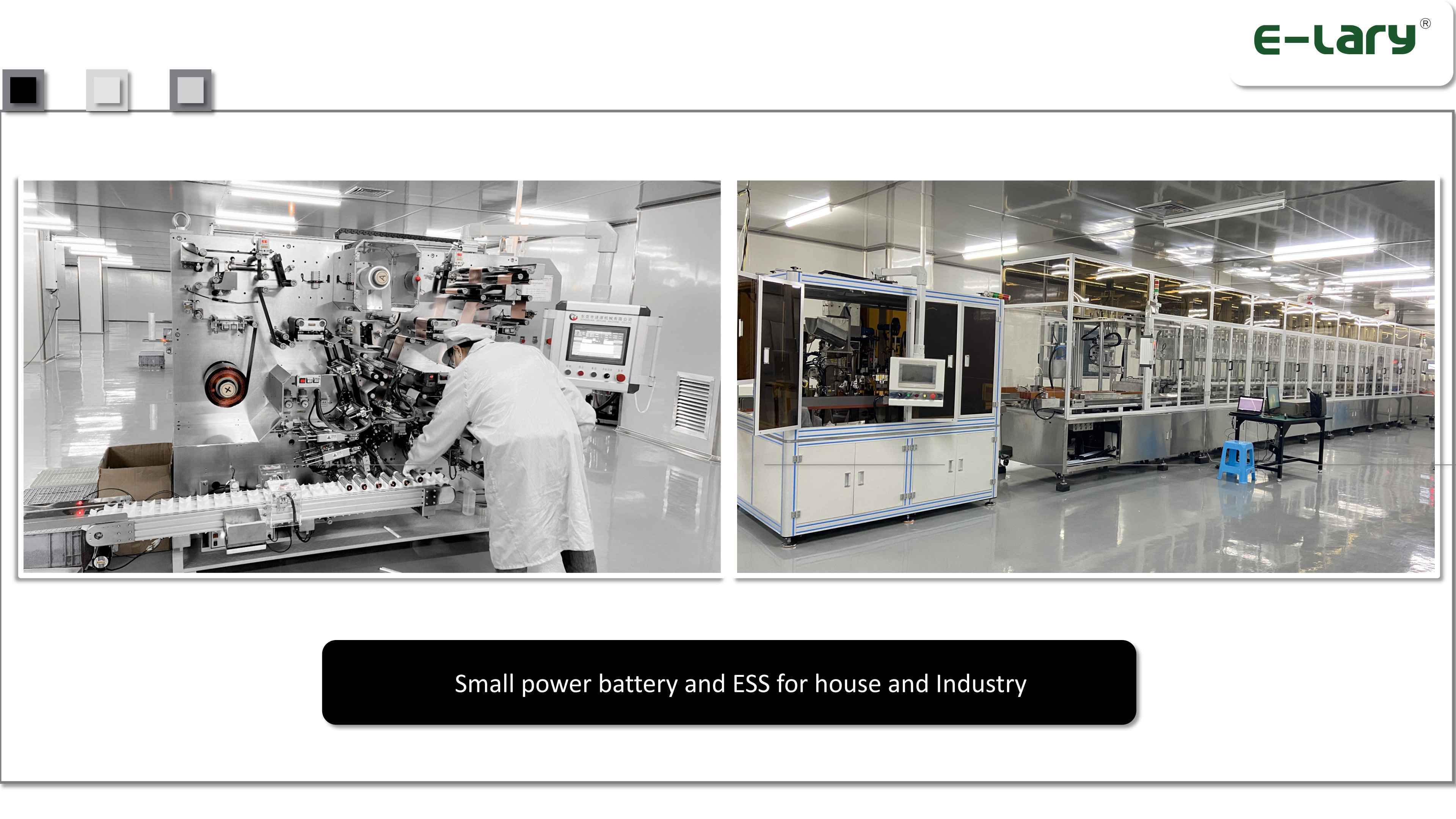 E-lary Company Profile Of Sodium Battery For Electric Scooter