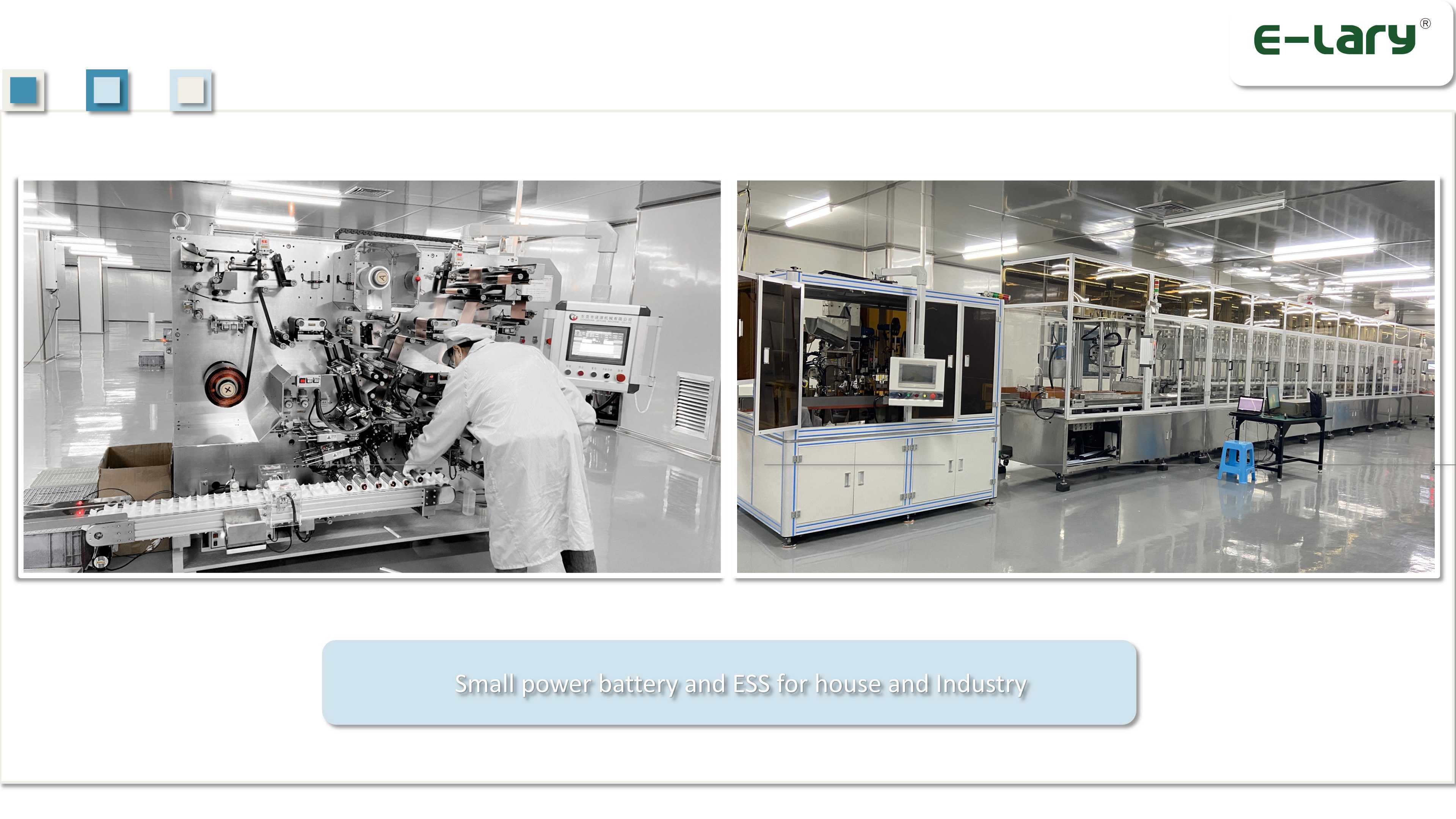 E-lary Sodium Ion Battery Cells Application Scenario