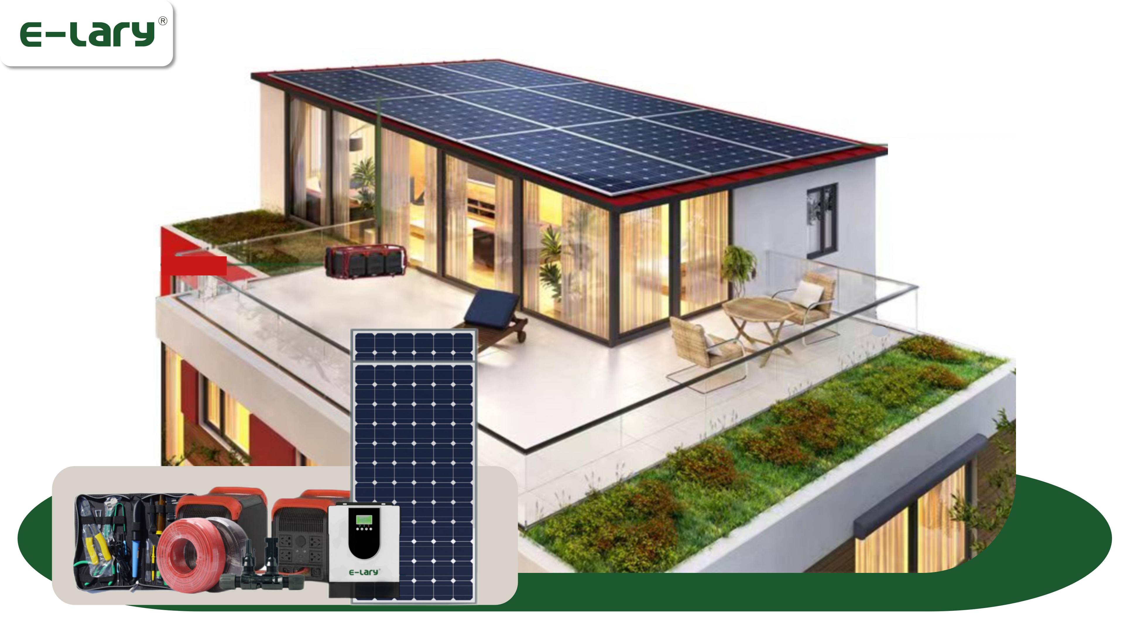 Generador solar para balcón doméstico