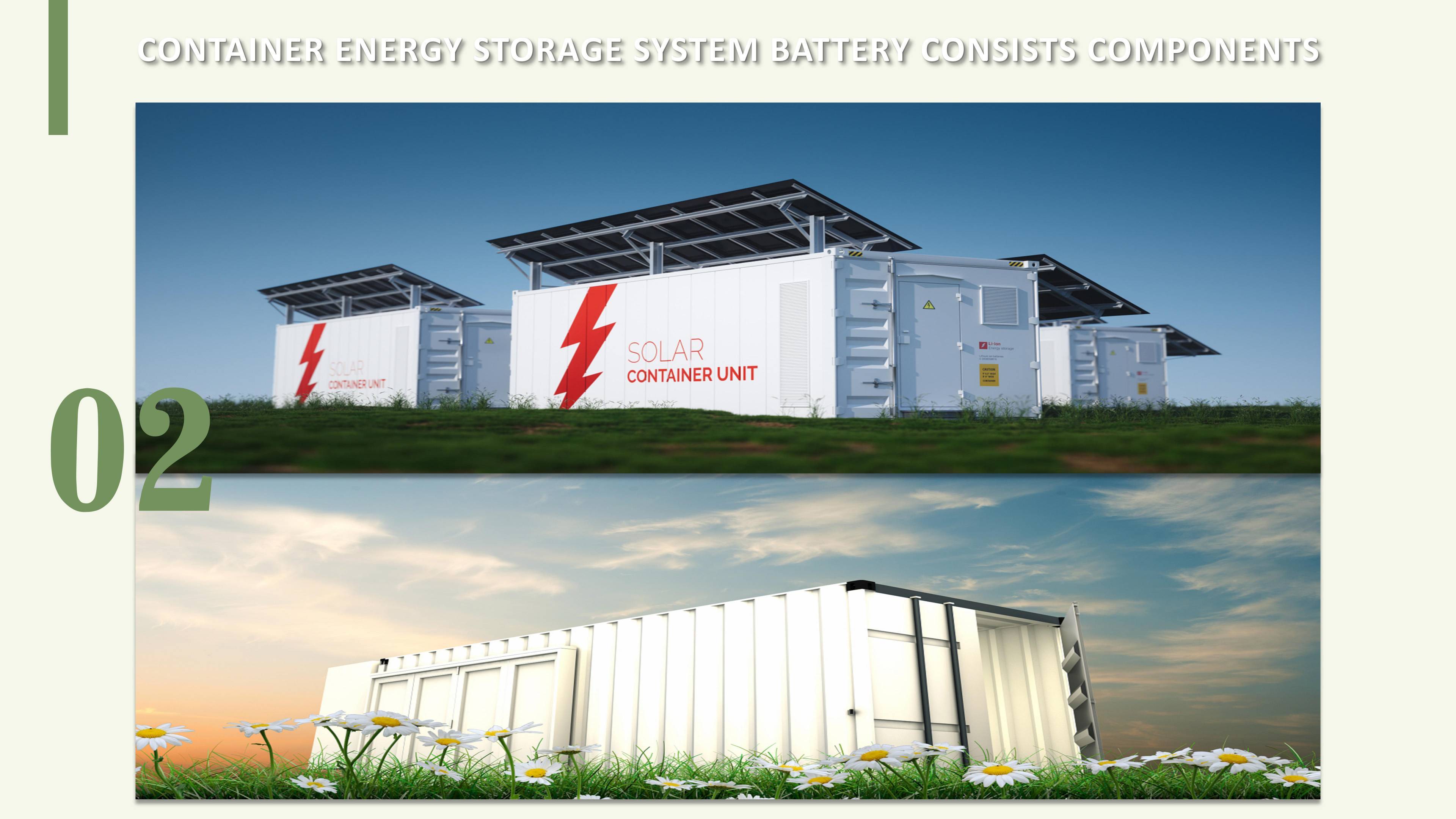 Container Energy Storage System battery Consists Components