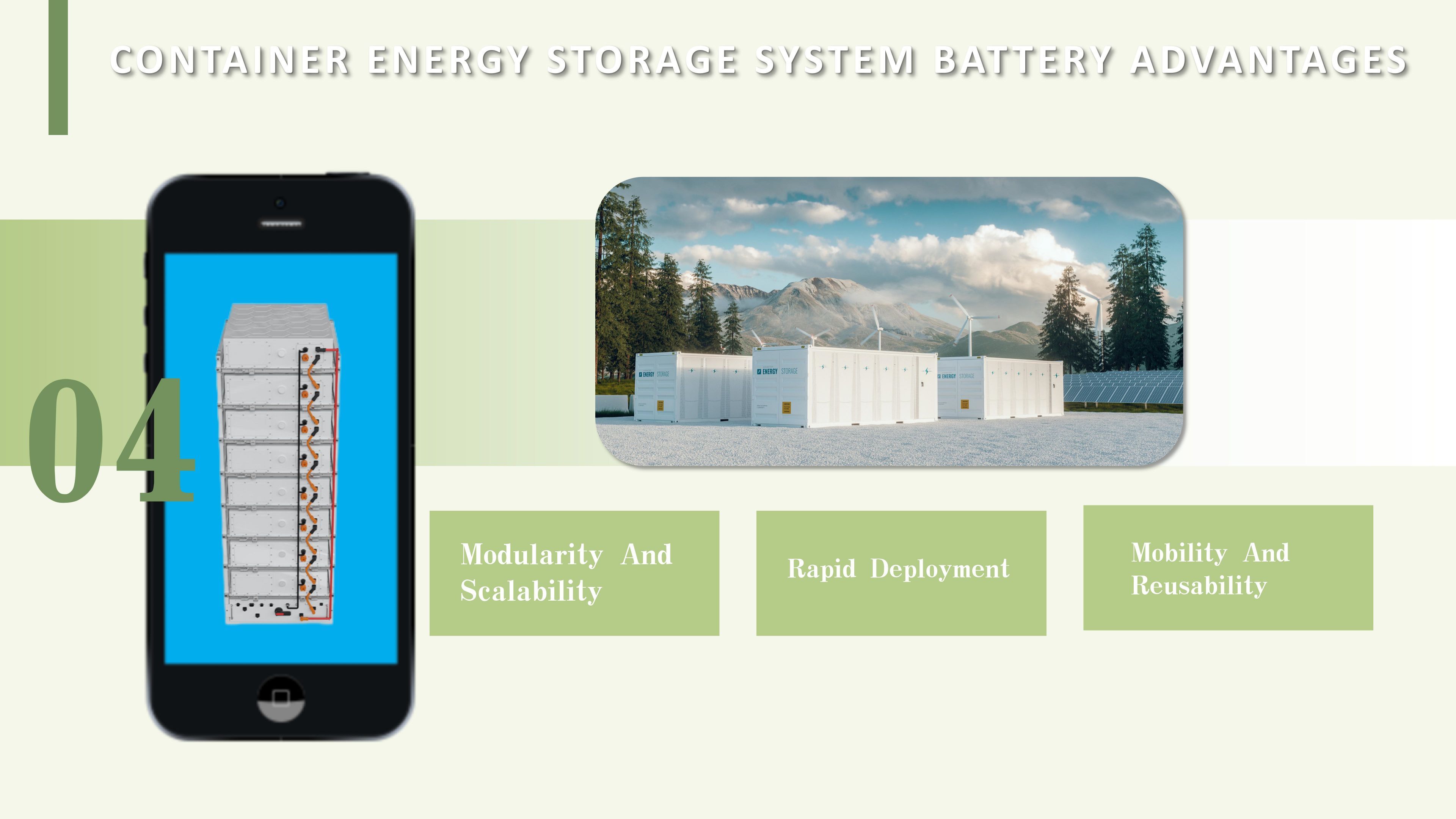 Container Energy Storage System Battery Advantages
