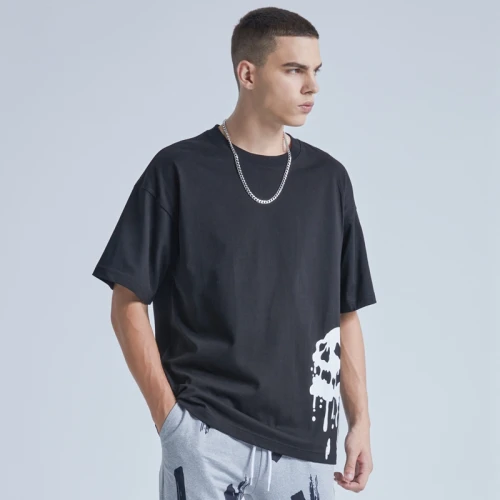 Individuelle T-Shirts für Herren mit Totenkopf-Siebdruck-Skelett-T-Shirts