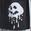 Custom T-shirts Mens Skull Screen Printing Skeleton T Shirts