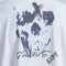 Custom Skeleton T-shirts Mens Short Sleeve Skeleton Skull Printing White T-shirts