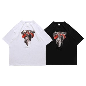 Индивидуальные темные мужские футболки с прямой литьевой печатью, 100% хлопок, магазин Лос-Анджелеса, футболки с принтом