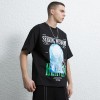 Herstellung kundenspezifischer T-Shirts mit Wärmeübertragungs-Engels-Druck aus dunkler Baumwolle