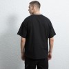 Herstellung kundenspezifischer T-Shirts mit Wärmeübertragungs-Engels-Druck aus dunkler Baumwolle