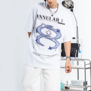 Custom Logo Supplier Printing Tshirts Wash 100% Cotton Round Neck Technology Tshirts Mens