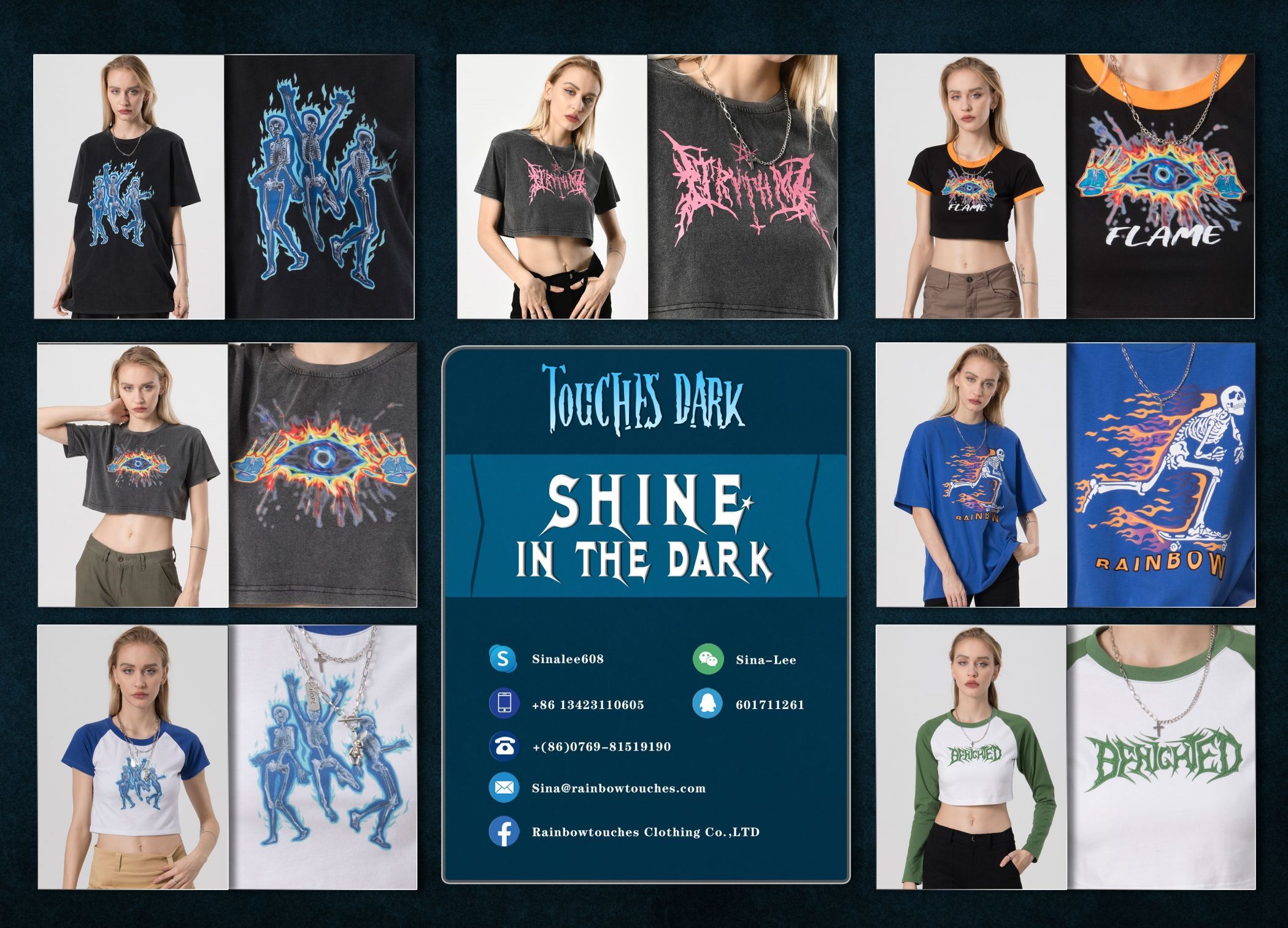 Women's Dark Clothing Catalog