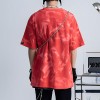 Supplier T-shirts 190g Tie Dye Washed Vintage Custom Cross T-shirt Oversize Fit T-shirts