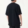 Темные футболки на заказ, летние нестандартные негабаритные хлопковые футболки плотностью 250 г/м²
