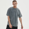 Custom Tshirts  Acid Wash 100%  Blank Cotton Dark Men Vintage Tshirts