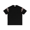 Herstellung von T-Shirts mit maßgeschneiderten Gurtnähten, Kollisionsfarbe, kurzärmeliges T-Shirt aus 100 % Baumwolle