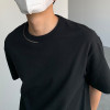 Private Label T-Shirts Dunkle Herren-T-Shirts aus 100 % Baumwolle mit Reißverschluss