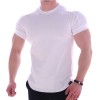 Customized Factory Men Gym Tshirt Quick Dry Tight Round Neck Summer Gym Work Out Skinny Fit Tshirt