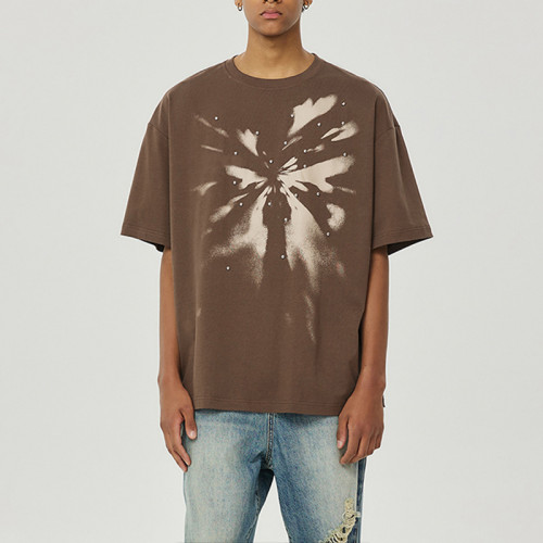 Темные мужские футболки по индивидуальному заказу | Футболка из 100% хлопка с прямой литьевой печатью | Футболки с темным дизайном Light Shadow Butterfly