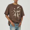 Темные мужские футболки по индивидуальному заказу | Футболка из 100% хлопка с прямой литьевой печатью | Футболки с темным дизайном Light Shadow Butterfly