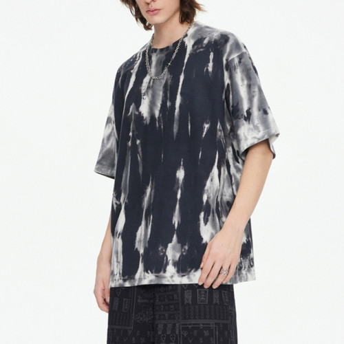 Customized Dark Mens Tshirts | 100% Cotton Personalized Color Printing Embroidery Tshirts