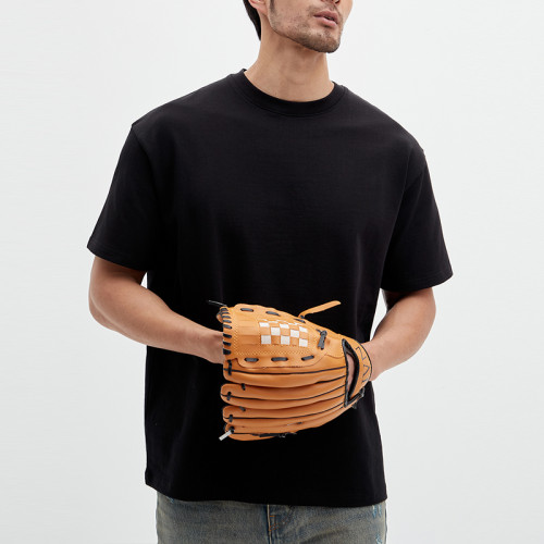 Manufacturing Factory Organic Cotton Tshirts | Customized Logo 280gsm Cotton Round Neck T shirt