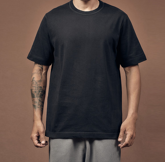 Privates Individualisierungs-Logo-T-Shirt | Tailliertes Bio-Baumwoll-T-Shirt für Herren aus 100 % Baumwolle