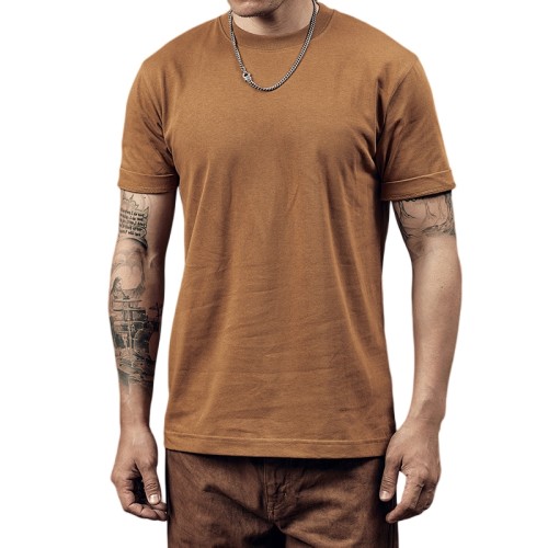 Individuelle Logo-Herstellung T-Shirt aus 100 % Baumwolle | Tailliertes T-Shirt für Herren aus Bio-Baumwolle