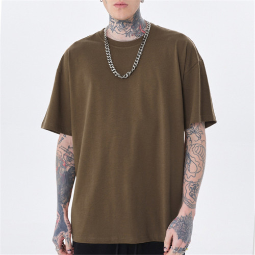 Supplier Flexible Customization Solid Color T-shirts | 285GSM Cotton Oversize For Women T-shirt