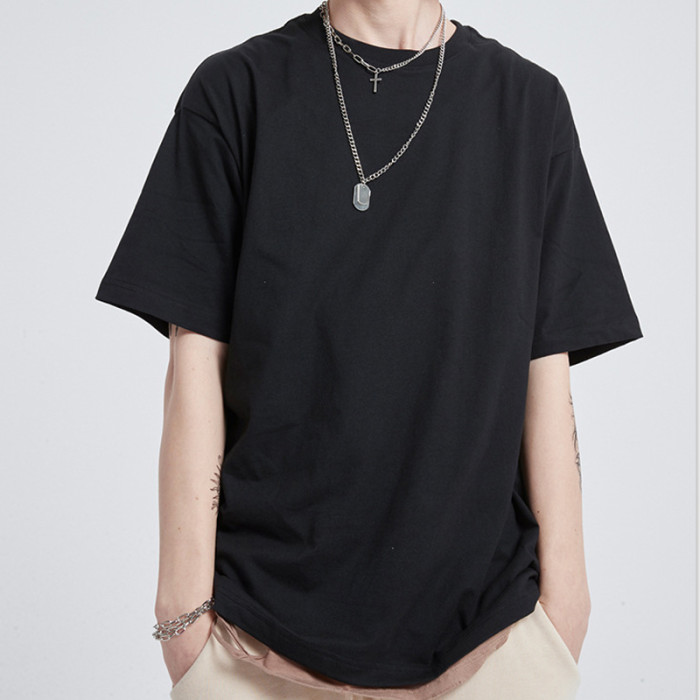 Maßgeschneidertes Fabrik-Kurzarm-T-Shirt für Herren | Leere Farbmuster-kundenspezifische T-Shirts | Schnell trocknendes Modal-T-Shirt mit Rundhalsausschnitt