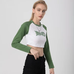 Maßgeschneiderte Herstellung von Crop-Tops für Damen | Mystery Symbols Print Crop Top T-Shirts Damen