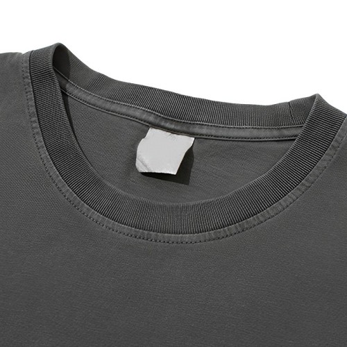 Fabrik 100 % Baumwolle Oversize T-Shirt Großhandel | Acid Wash T-Shirts mit halben Ärmeln für Herren
