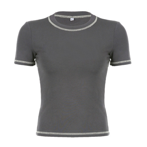 OEM/ODM футболки на заказ | Летняя функциональная футболка в уличной одежде | Хлопковые футболки скинни Spice Girl