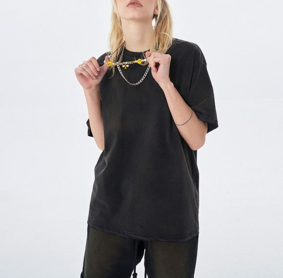 Individuelle Hip-Hop-T-Shirts | Vintage-T-Shirt mit Affenwaschung