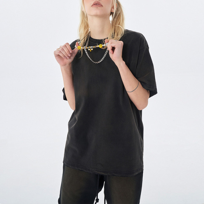 Individuelle Hip-Hop-T-Shirts | Vintage-T-Shirt mit Affenwaschung