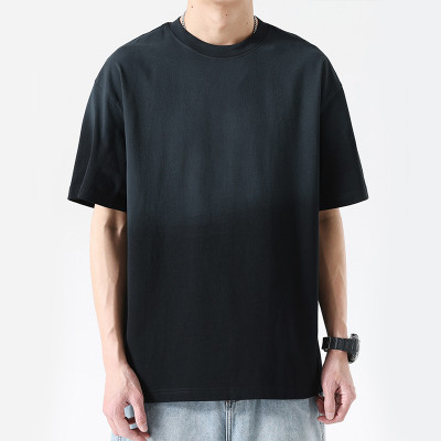 Customized Hang Dye T-shirts | Gradient 240GSM Heavy Weight T-shirt