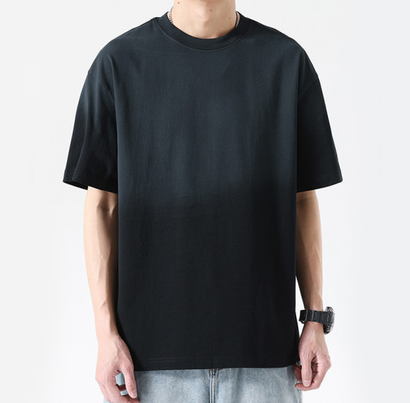 Personalisierte Hang-Dye-T-Shirts | Schweres T-Shirt mit Farbverlauf, 240 g/m²