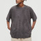 Quick Design Suede Fabric T shirt | High Street Oversize Blank Tshirt | Heavyweight 280GSM Tshirts Men