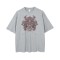 Supplier War Elements T-shirts | Japanese Samurai Printed Washed Tshirt | Hot Transfer Print Oversize Unisex 250GSM Tshirt