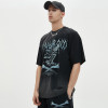Manufactured Custom Skeletons Print T-shirt Direct Injection Print Graphic Cotton Dark T-shirts