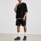 Custom Tshirt Streetwear | Plain Color 180GSM Fashion Oversize Fit Black Tshirts For Men