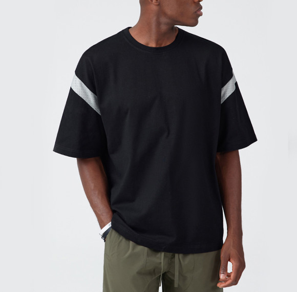 Streetwear-T-Shirt-Designs aus 100 % Baumwolle mit Nähten von 190 g/m² für Herren