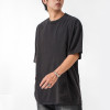 Dark Streetwear T-shirts Supplier | Vintage Washed Tshirts Mens | Distressed Solid Color T-shirts