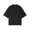 Private Label Hip Hop Tshirts | Men Oversized Fit Half-Sleeve Pure Cotton Heavyweight Blank Black Tshirts