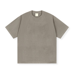Custom Manufacture Suede T-shirt | Drape Solid Color T-shirt
