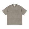 Custom Manufacture Suede T-shirt | Drape Solid Color T-shirt