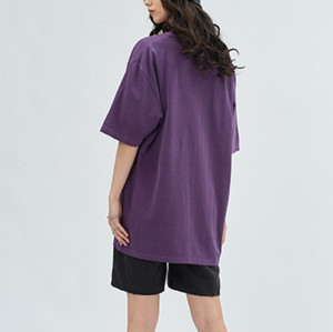 Modisches Acid-Wash-T-Shirt von Lieferant, 100 % Baumwolle, 200 g/m², übergroße Passform für Damen