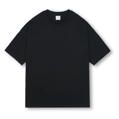 Schnelles Design von schweren T-Shirts | Herren 240GSM Dark Streetwear Trendy T-Shirts | Drop Shohlder Blank T-Shirts