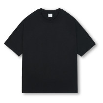Quick Design 240GSM Dark Fashion Drop Shoulder Blank Short Sleeve T-Shirt - Support OEM, ODM