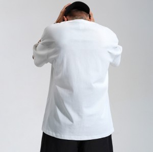 Custom Logo Design Heavyweight T shirts Men 310GSM Dark Blank Tshirts