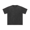 Уличная футболка, винтажная футболка для стирки кислотой, 250GSM, 100% хлопок, большой размер, подходит для мужчин