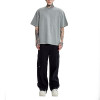 Производство стираных футболок | Винтажные футболки с принтом в стиле батик | 320GSM Тяжелые свободные футболки с заниженными плечами
