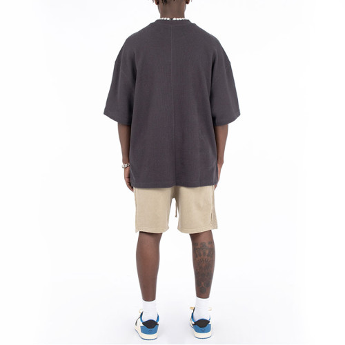 Waffel-T-Shirts mit individuellem Logo | Herren Streetwear Heavyweight 280GSM Basic Streetwear T-Shirts